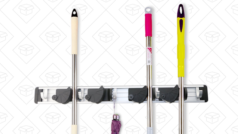 Homga Broom Mop Holder, $14 with code BVUJIC5J
